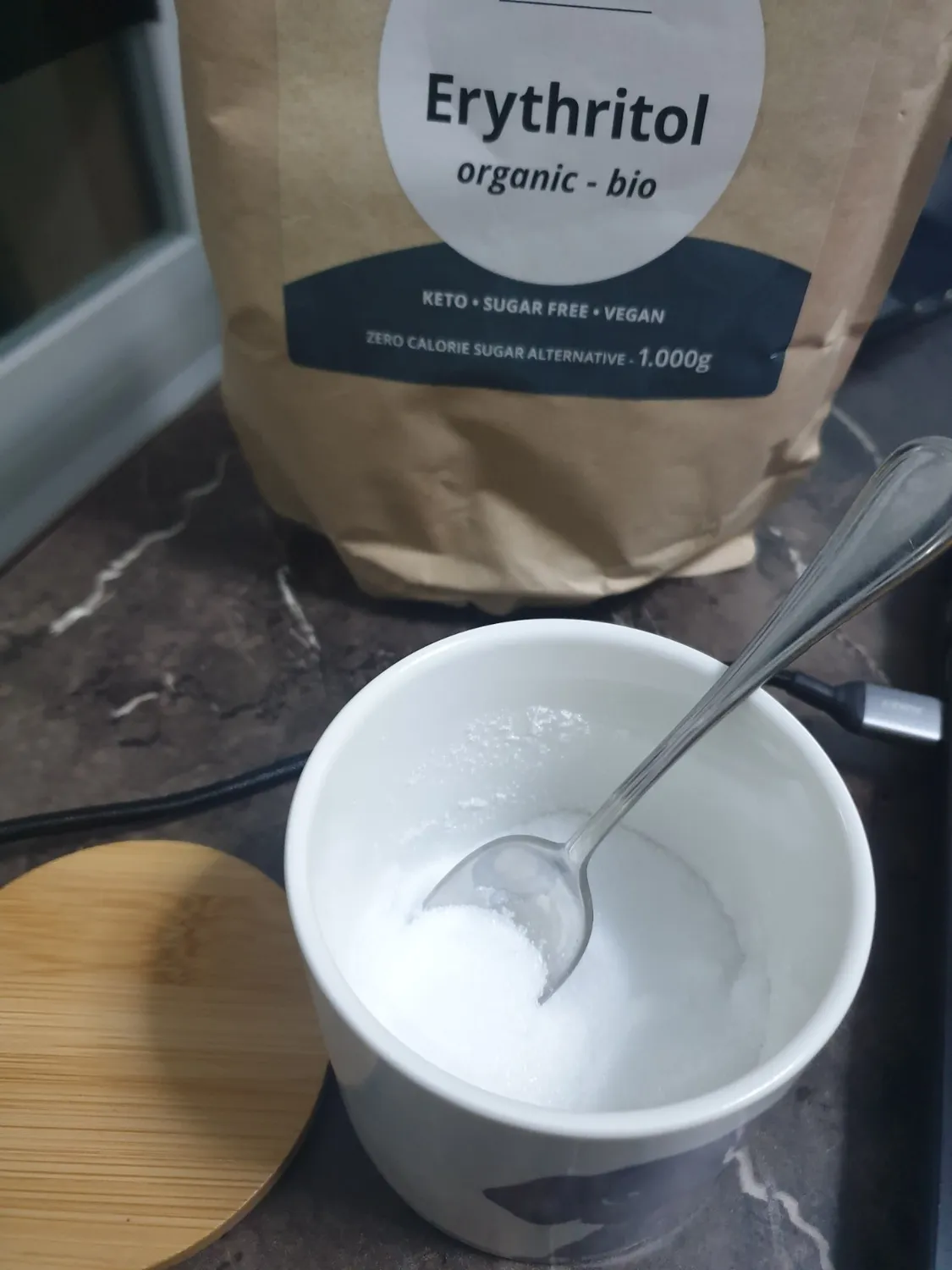 Go-Keto Eritritolo BIO dolcificante 1000 g zero calorie