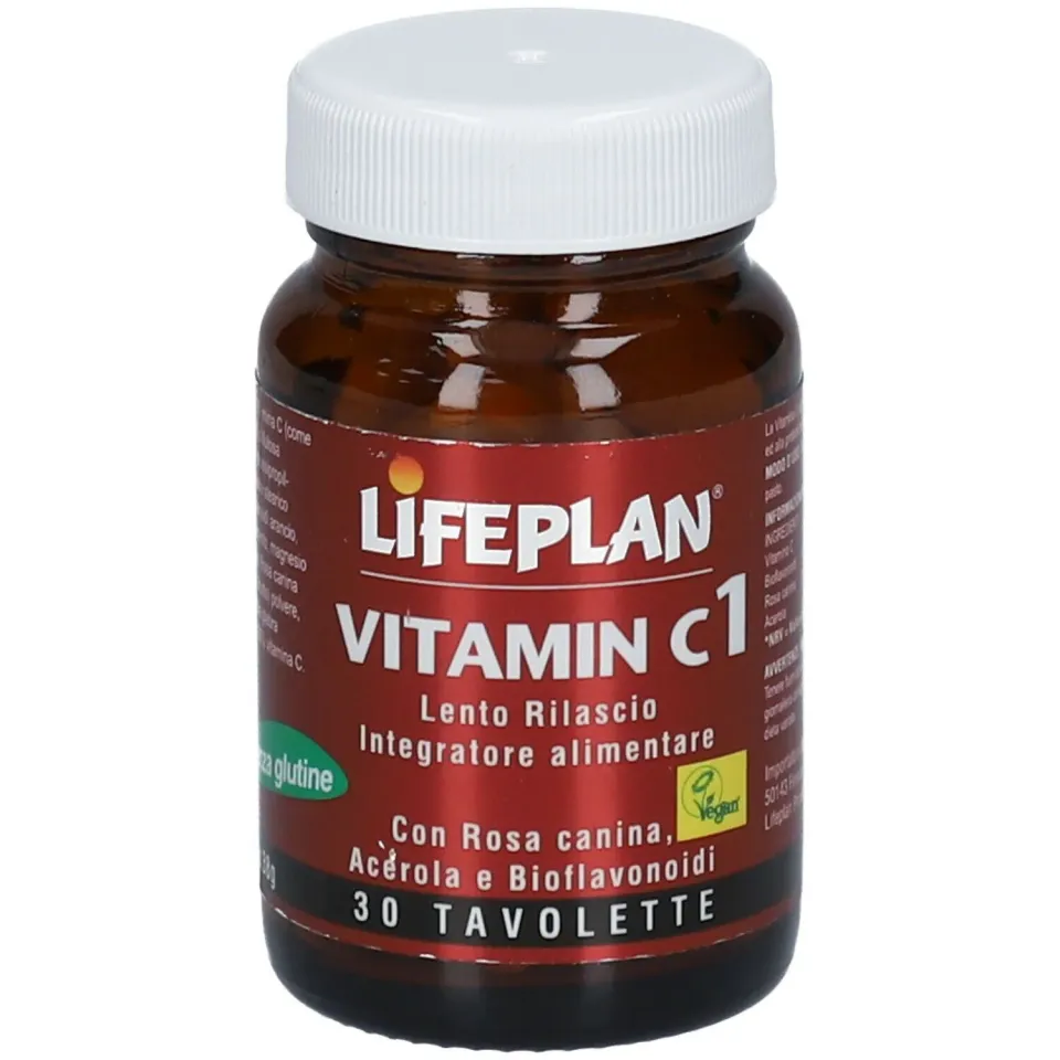 Algilife Lifeplan Vitamin C1 integratore 30 tavolette 1000 mg