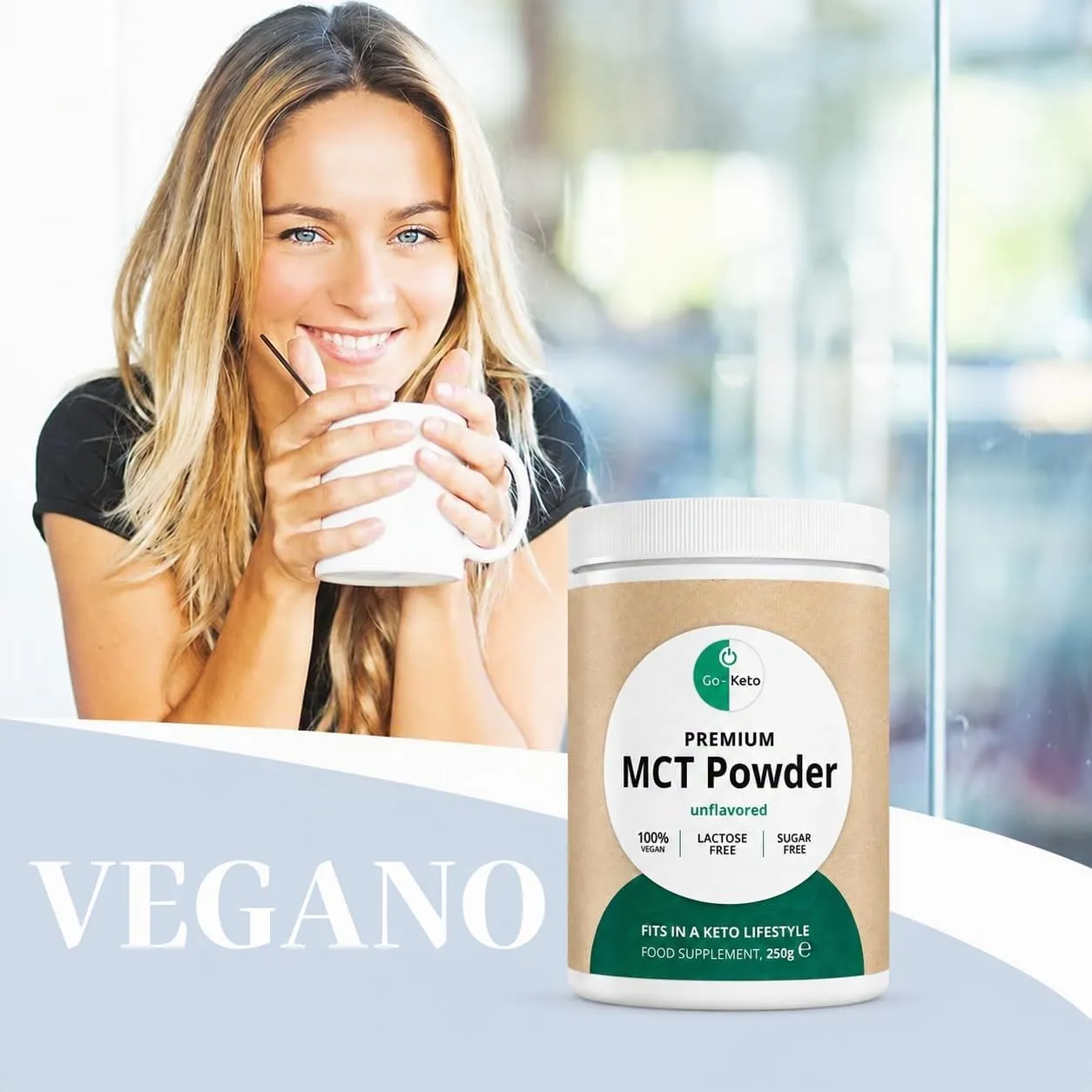 Go-Keto MCT Powder C8/C10 polvere MCT 250 g cocco