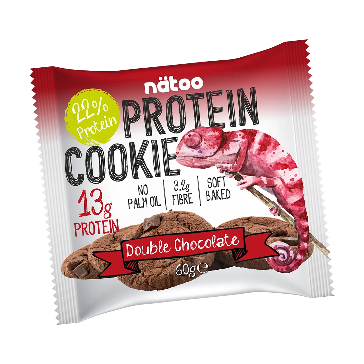 Natoo Food Cookie Proteici 12x60g Chocolate Chip