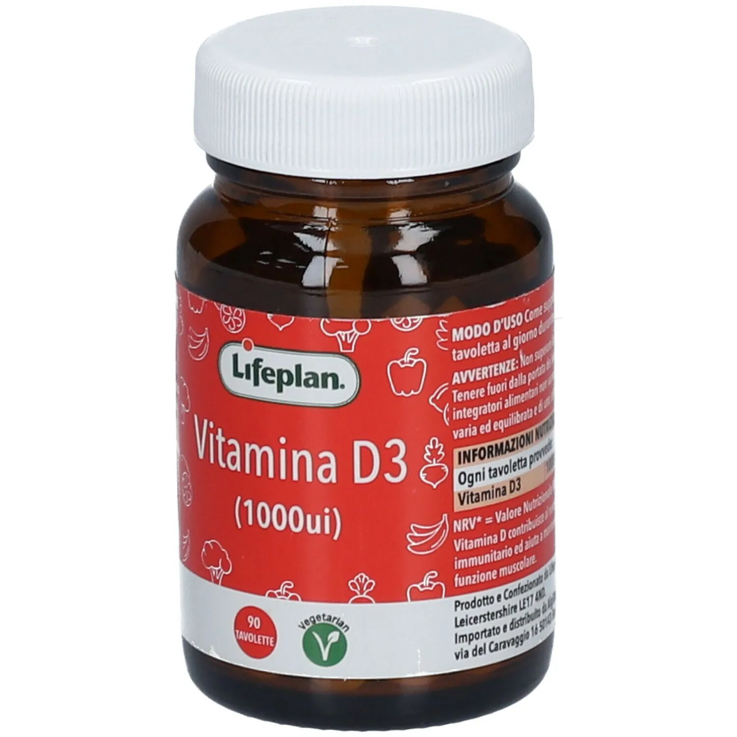 Algilife Vitamina D3 1000 UI 90 Tavolette ossa e immunità