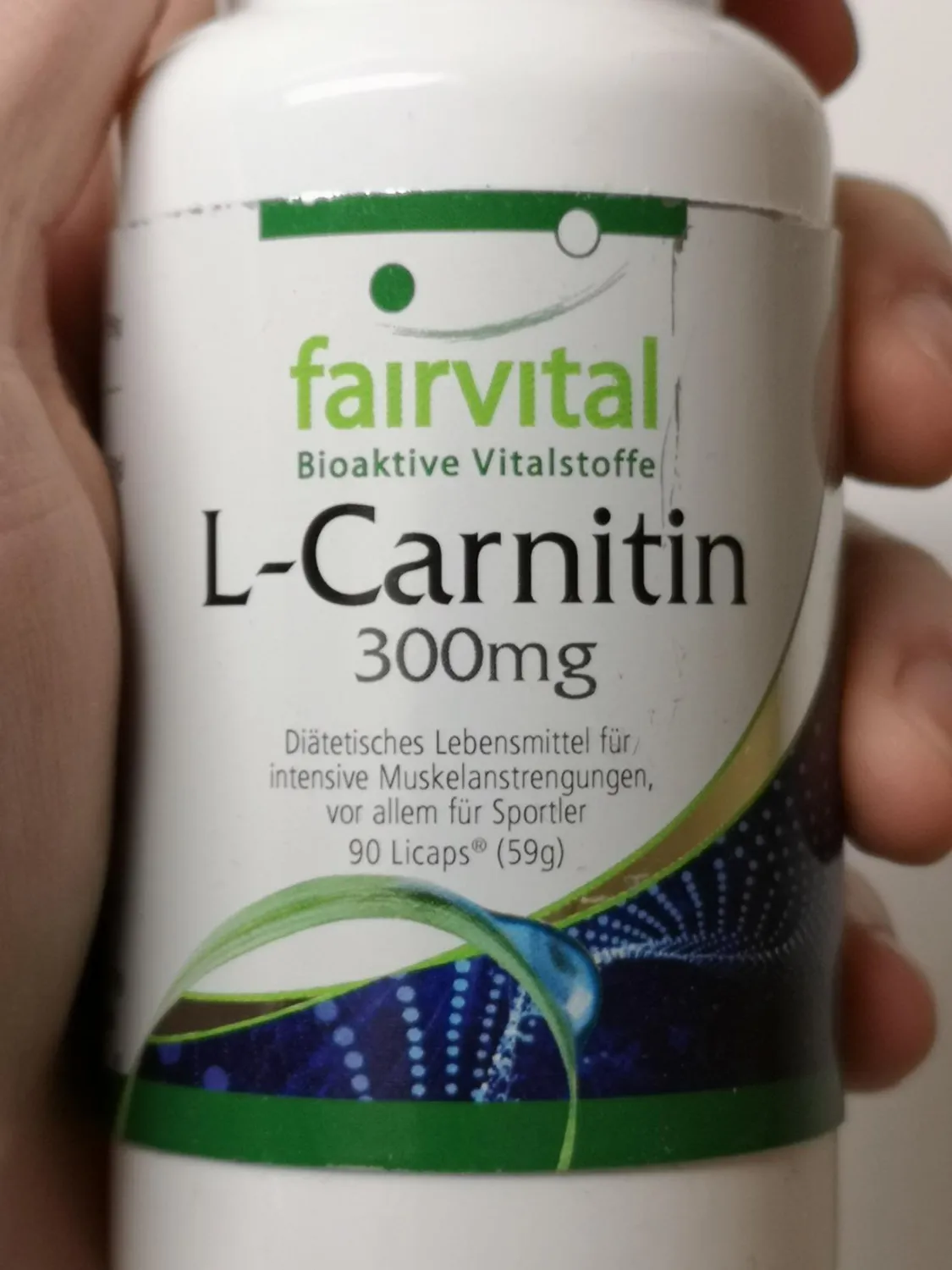 Fairvital L-Carnitina 300 mg capsule 90 pz vegane