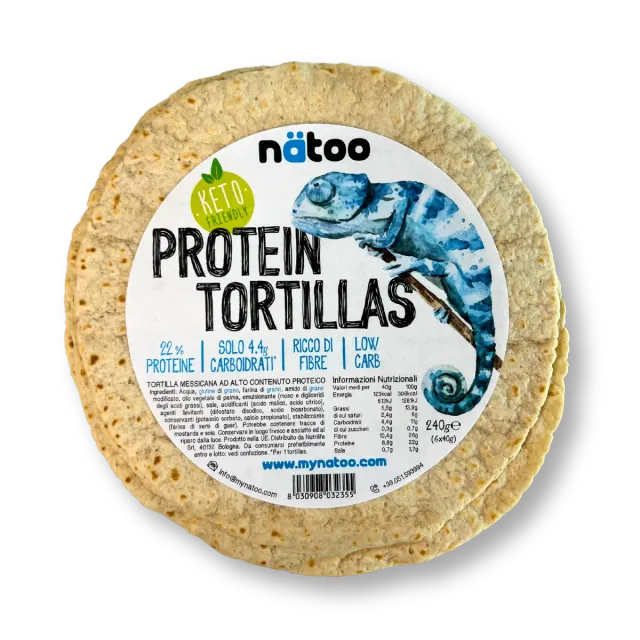 Natoo Tortilla Proteica Low Carb piadine 6 pz 22% proteine