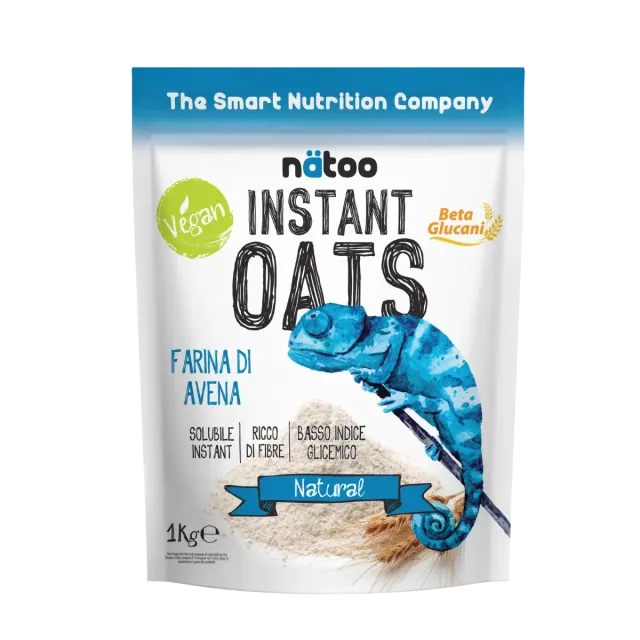 Natoo Farina Avena Istantanea neutra porridge fibre