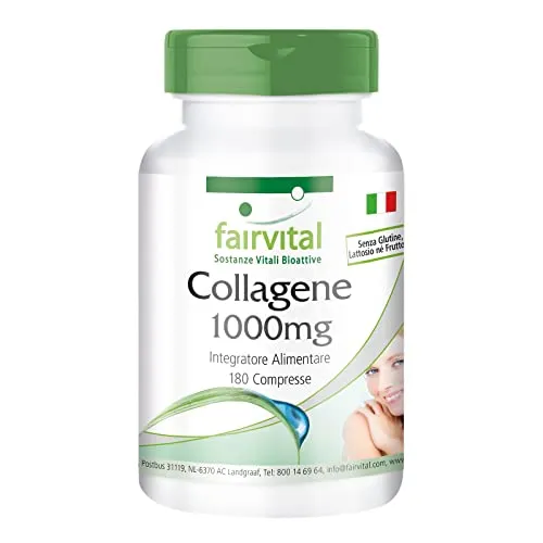 Fairvital Collagene compresse 180 con vitamina C alto dosaggio