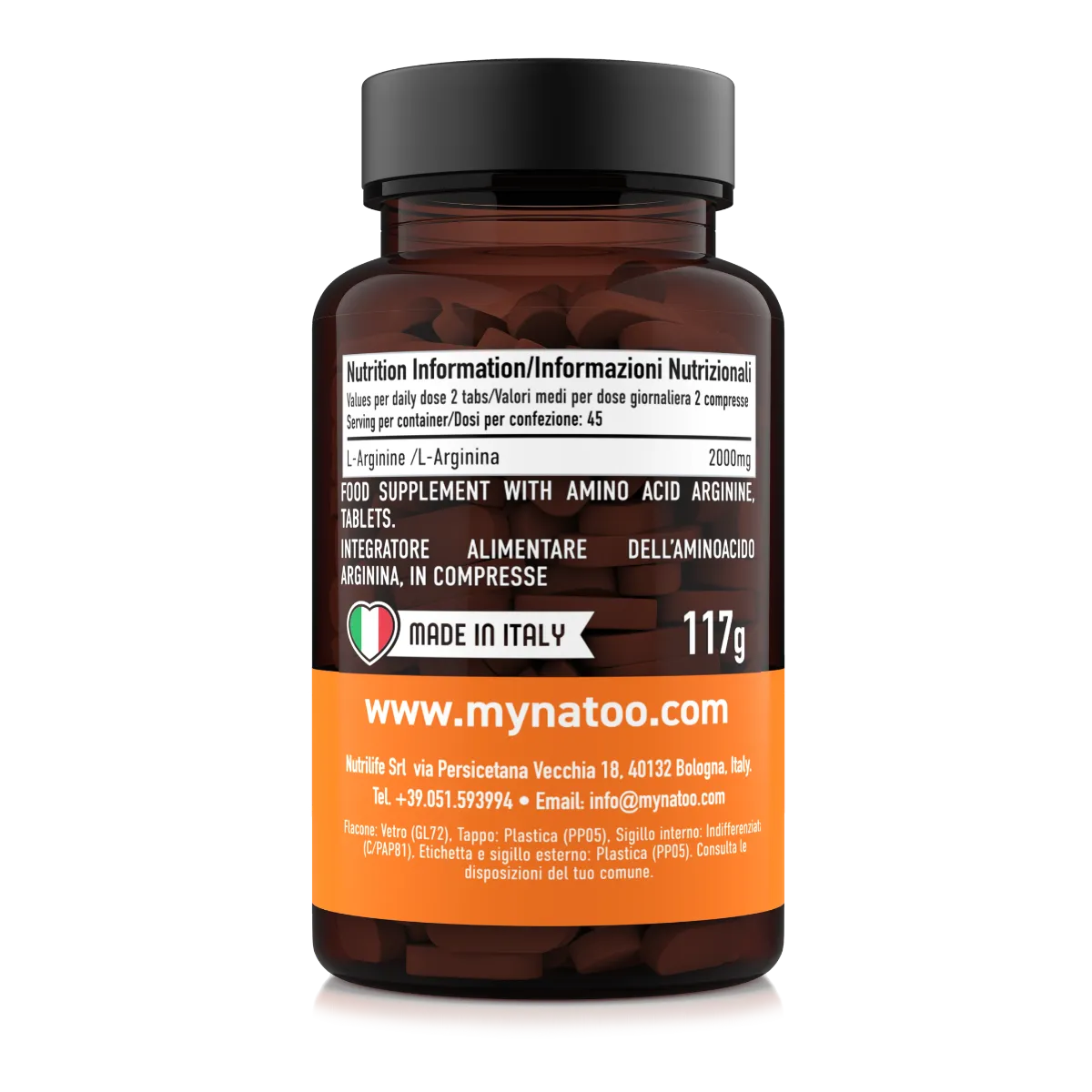 Natoo Performance Arginina compresse 90 compresse 2000 mg