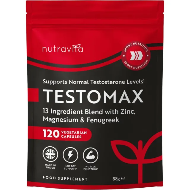 Nutravita Testomax Uomo integratore 120 capsule maca