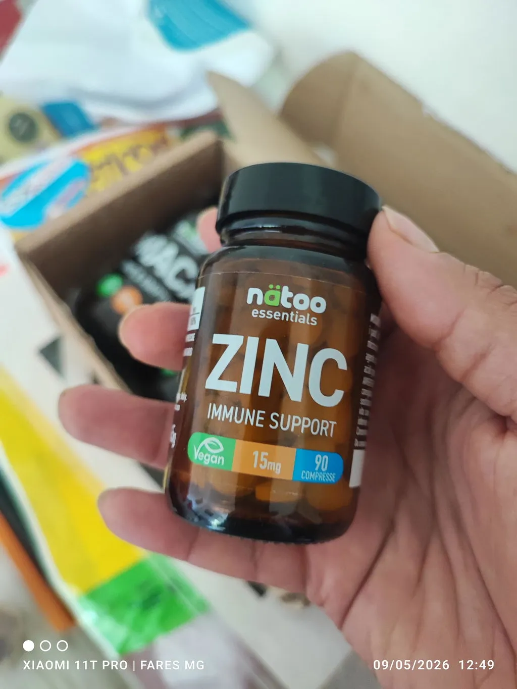 Natoo Zinc Essentials integratore 90 compresse zinco immunità