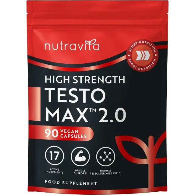 Nutravita Testomax 2.0 integratore uomo 90 capsule zinco