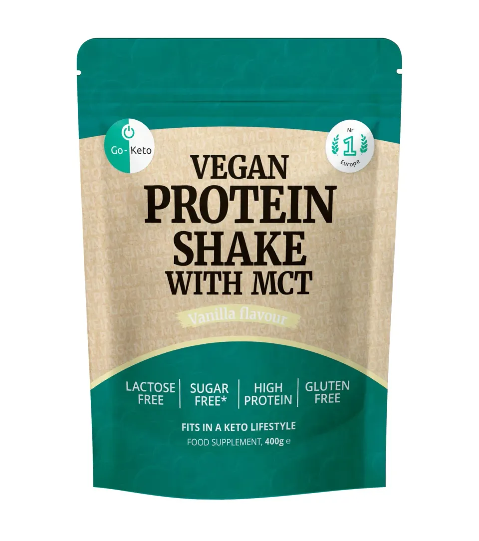 Go-Keto MCT Vegan Protein Shake vaniglia 400 g keto