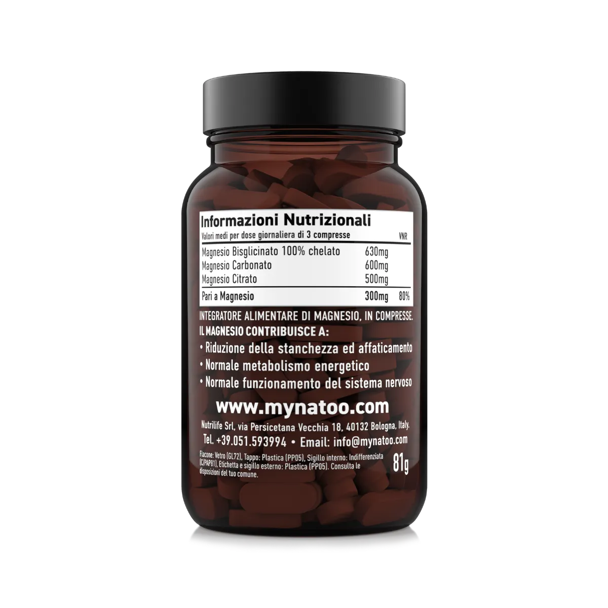 Natoo Essentials Magnesium Complex integratore 90 compresse trimagnesio