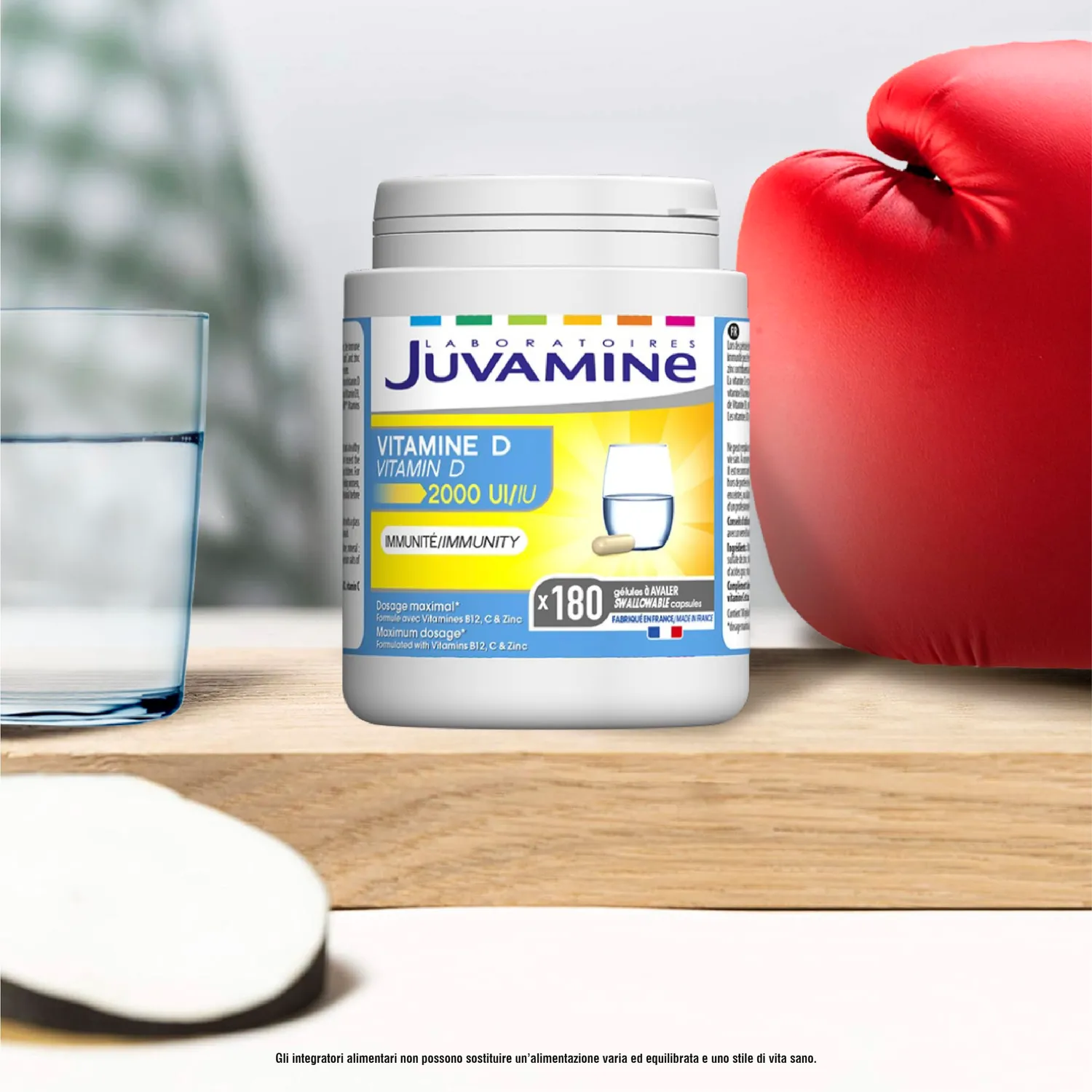 Juvamine Vitamina D3 2000 UI capsule 180 capsule immunita