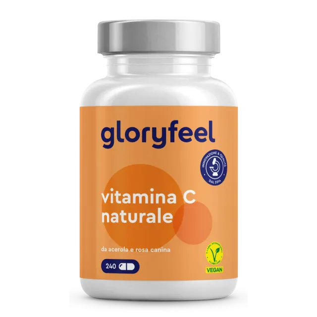 gloryfeel Vitamina C Naturale capsule acerola stanchezza