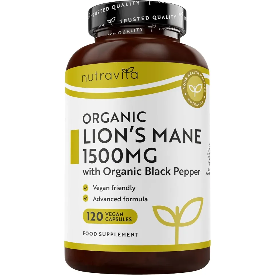 Nutravita Criniera di Leone Bio capsule 120 pz 1500mg focus