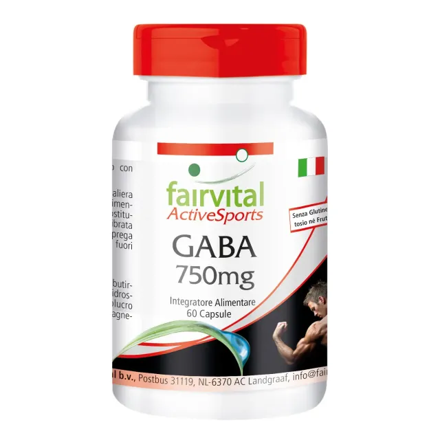 Fairvital GABA 750 mg capsule 60 pz alto dosaggio