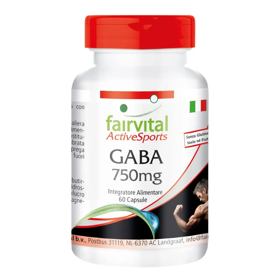 Fairvital GABA 750 mg capsule 60 pz alto dosaggio