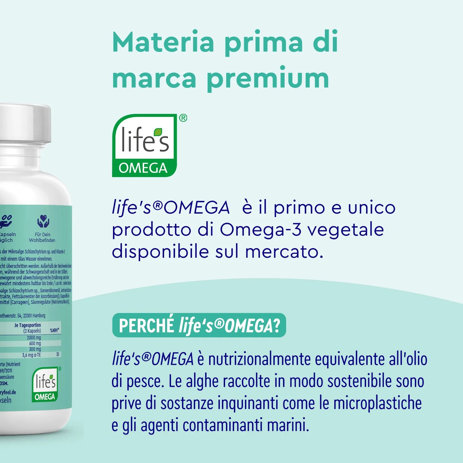 gloryfeel Omega 3 vegan capsule 60 cps vitamina E