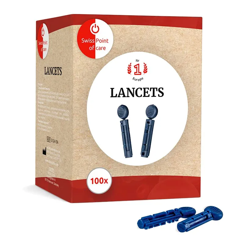 Go-Keto Lancette pungidito 100 pezzi per chetoni e glucosio