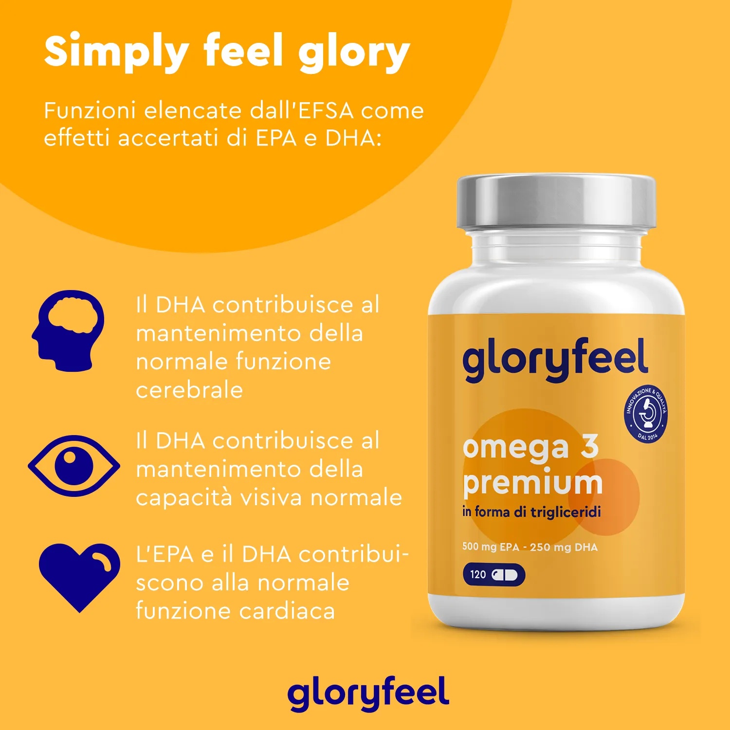 gloryfeel Omega 3 Premium capsule EPA DHA
