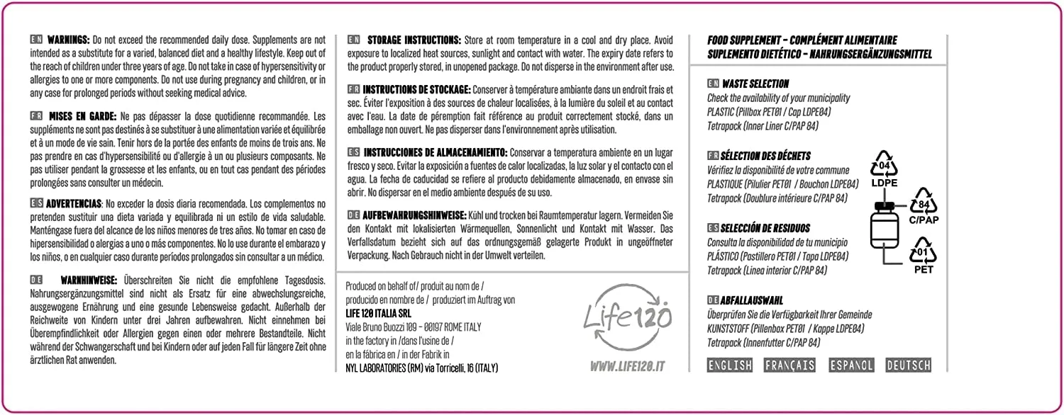 Life 120 Vitalife C compresse 240 pezzi rilascio prolungato