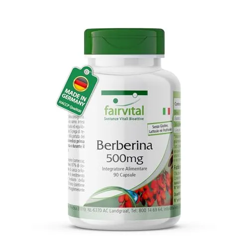 Fairvital Berberina 500 mg Capsule 90 con zinco