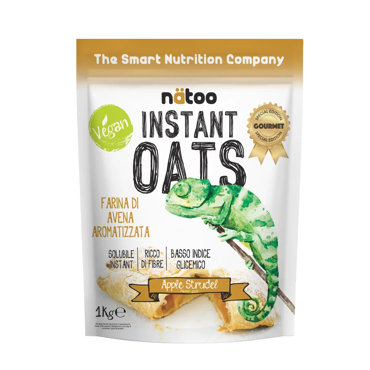 Natoo Farina Avena Istantanea neutra porridge fibre