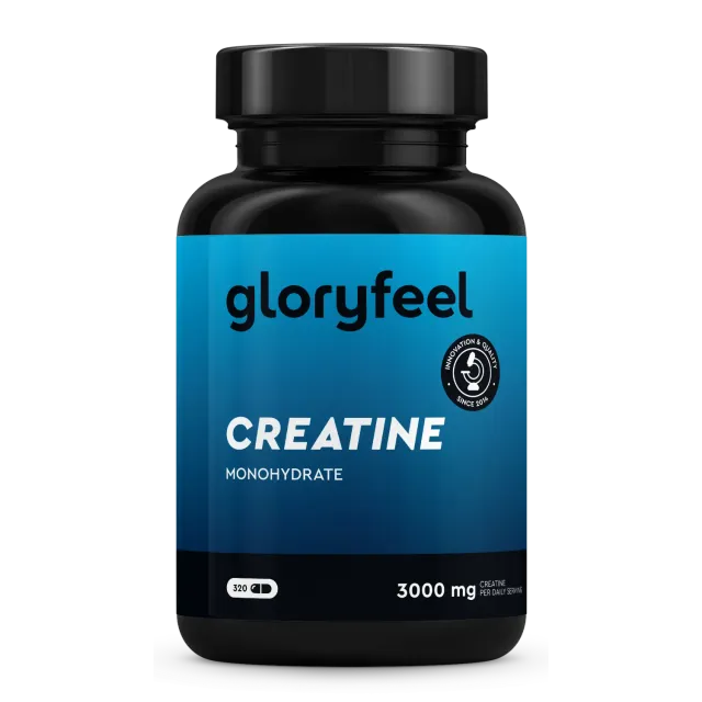 Gloryfeel Creatina 3000mg capsule monoidrato vegane