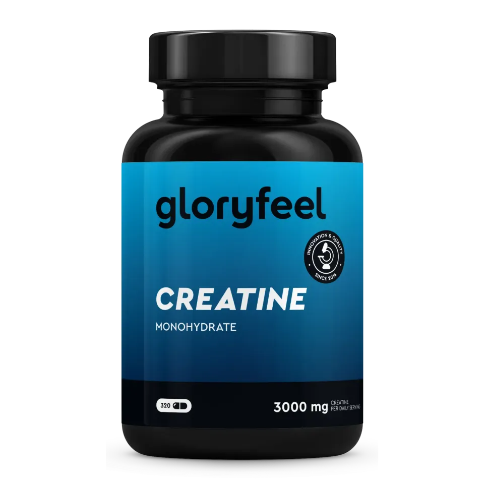 Gloryfeel Creatina 3000mg capsule monoidrato vegane
