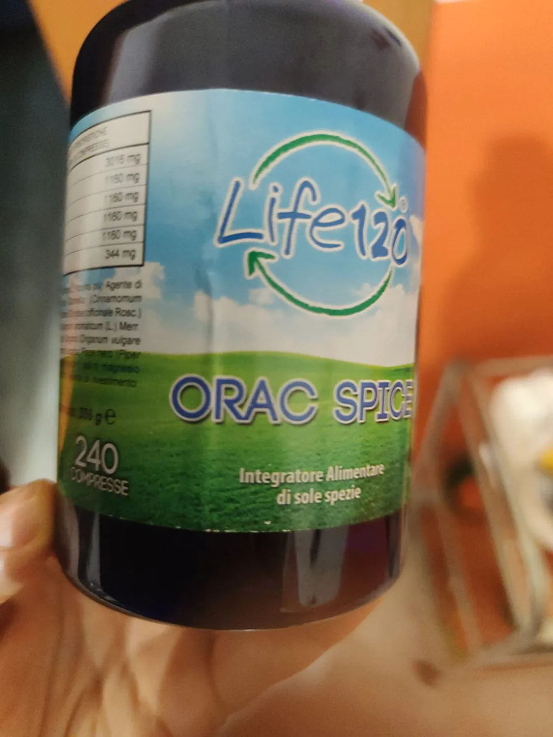 Life 120 Orac Spice integratore 240 compresse antiossidante