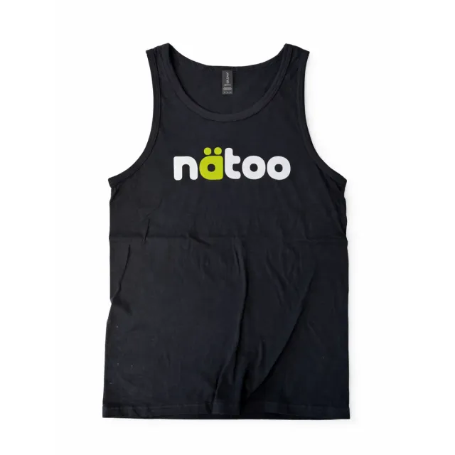 Natoo Canotta uomo cotone nero M
