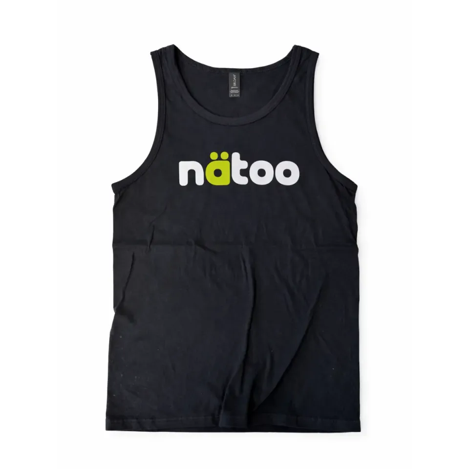 Natoo Canotta uomo cotone nero M