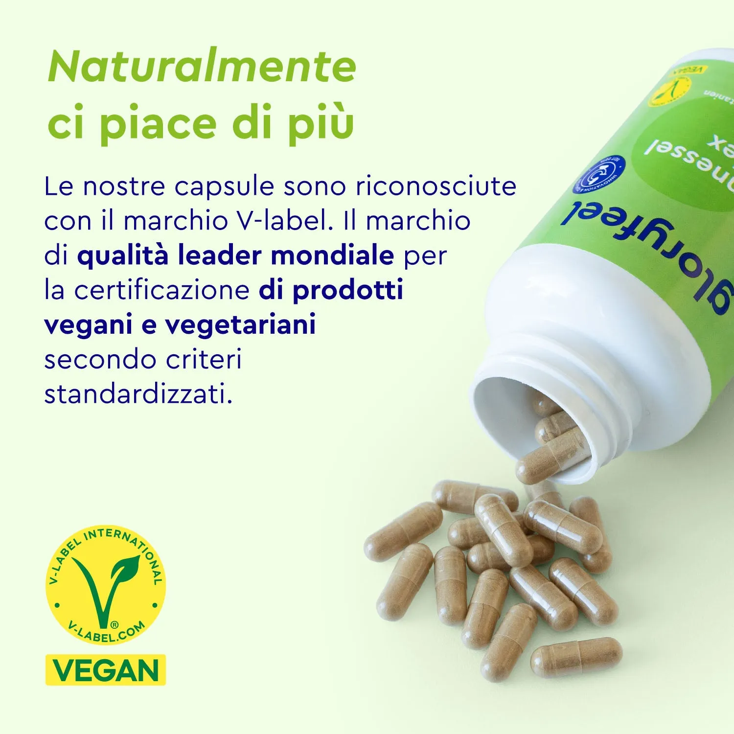 gloryfeel Ortica capsule estratto foglie vite rossa