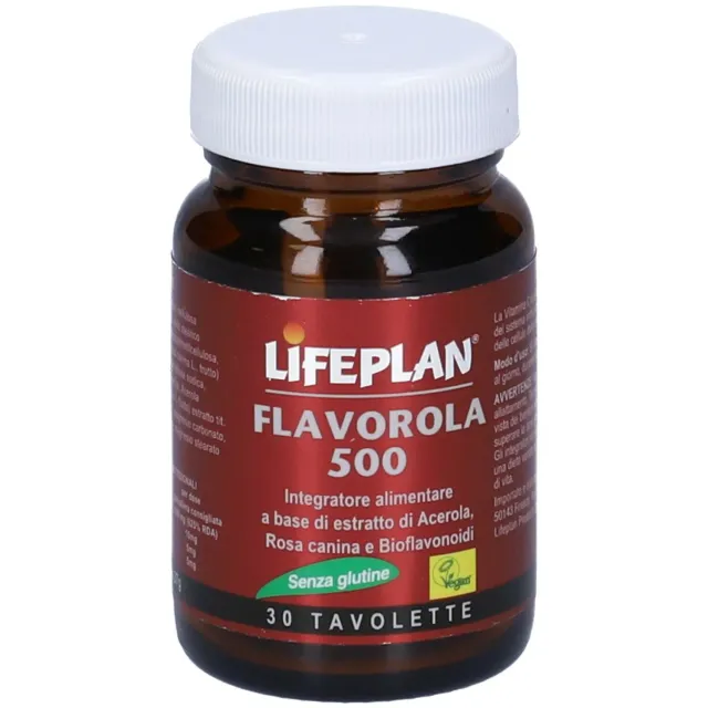 Algilife Lifeplan Flavorola 500 integratore 30 tavolette vitamina C