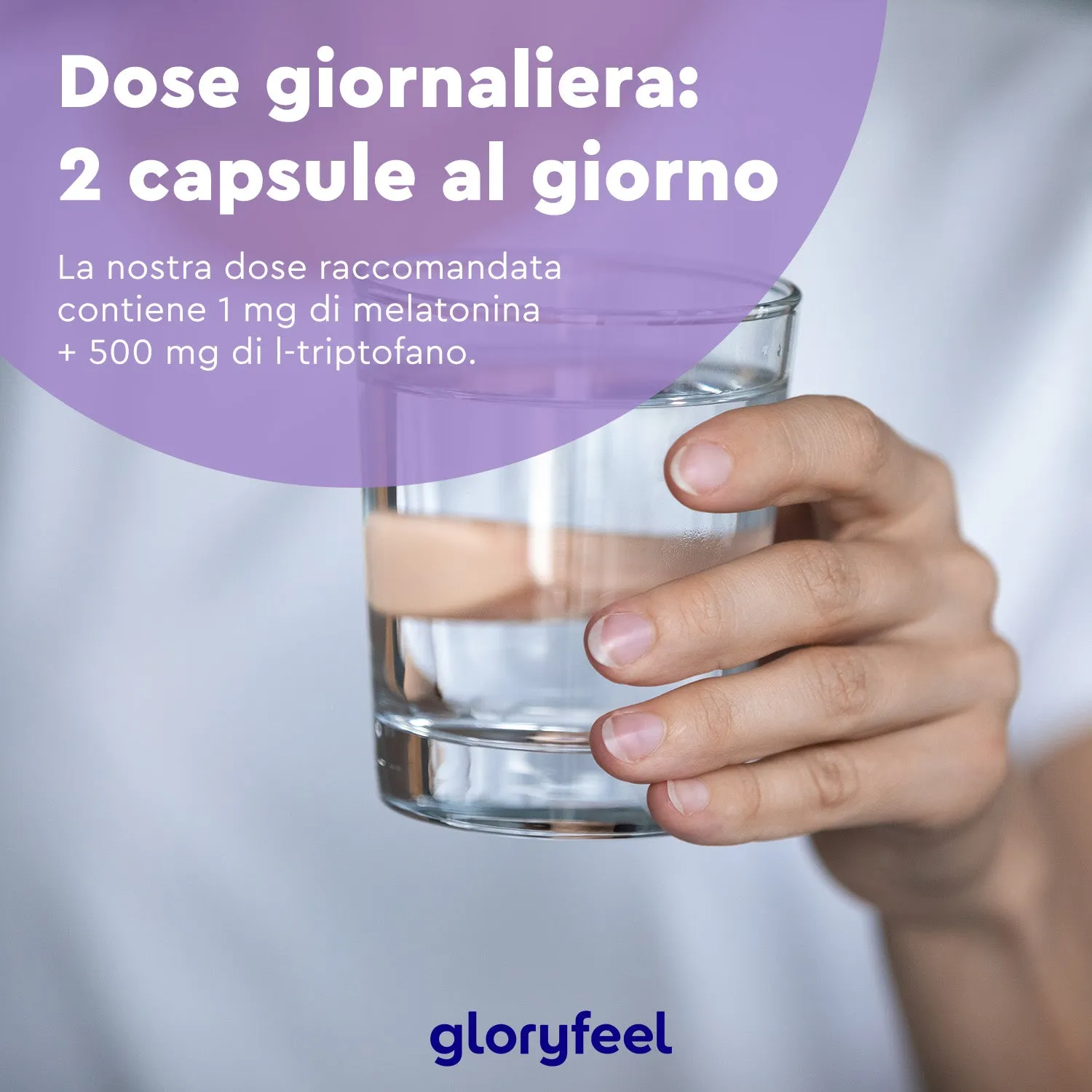 gloryfeel Melatonina Triptofano capsule 240 per sonno