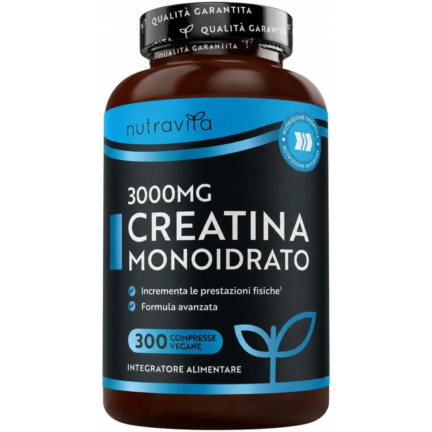 Nutravita Creatina Monoidrata 3000mg capsule 300 pz vegane