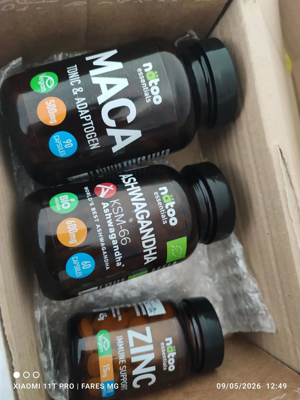 NATOO Testo Pack integratori zinco testosterone energia