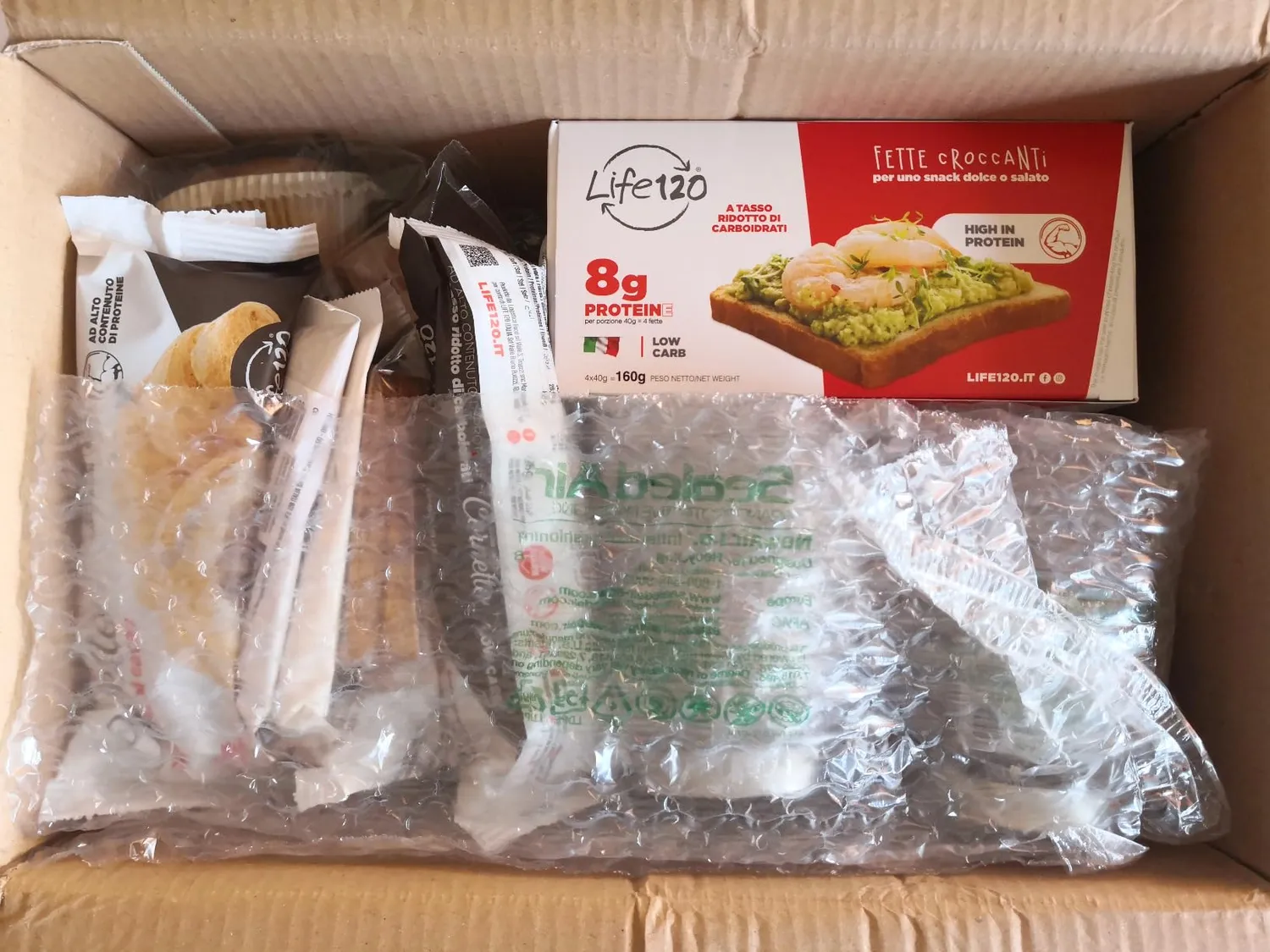 Life 120 Super Box Colazione Low Carb kit 30 giorni proteico