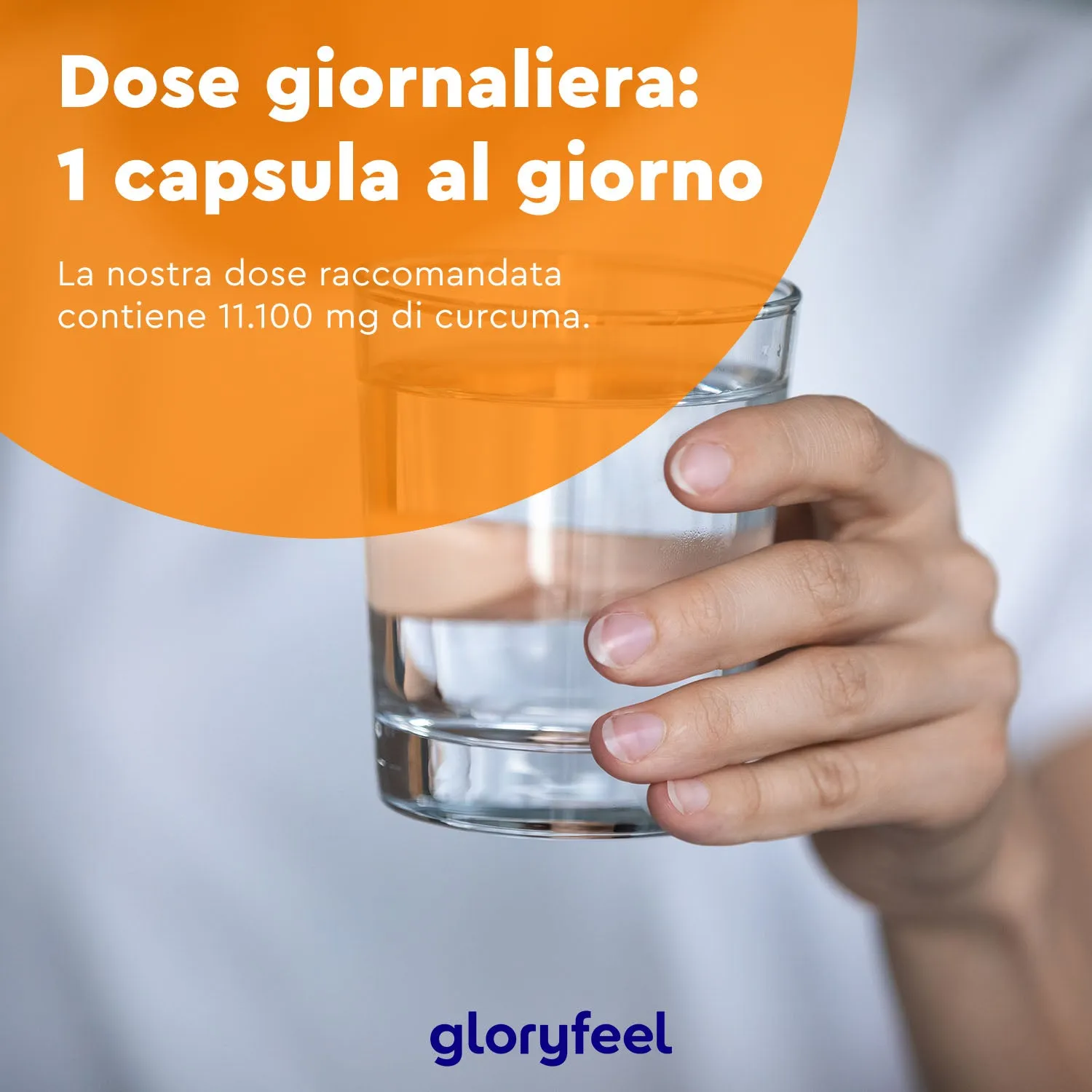 gloryfeel Estratto di Curcuma capsule vegane senza glutine