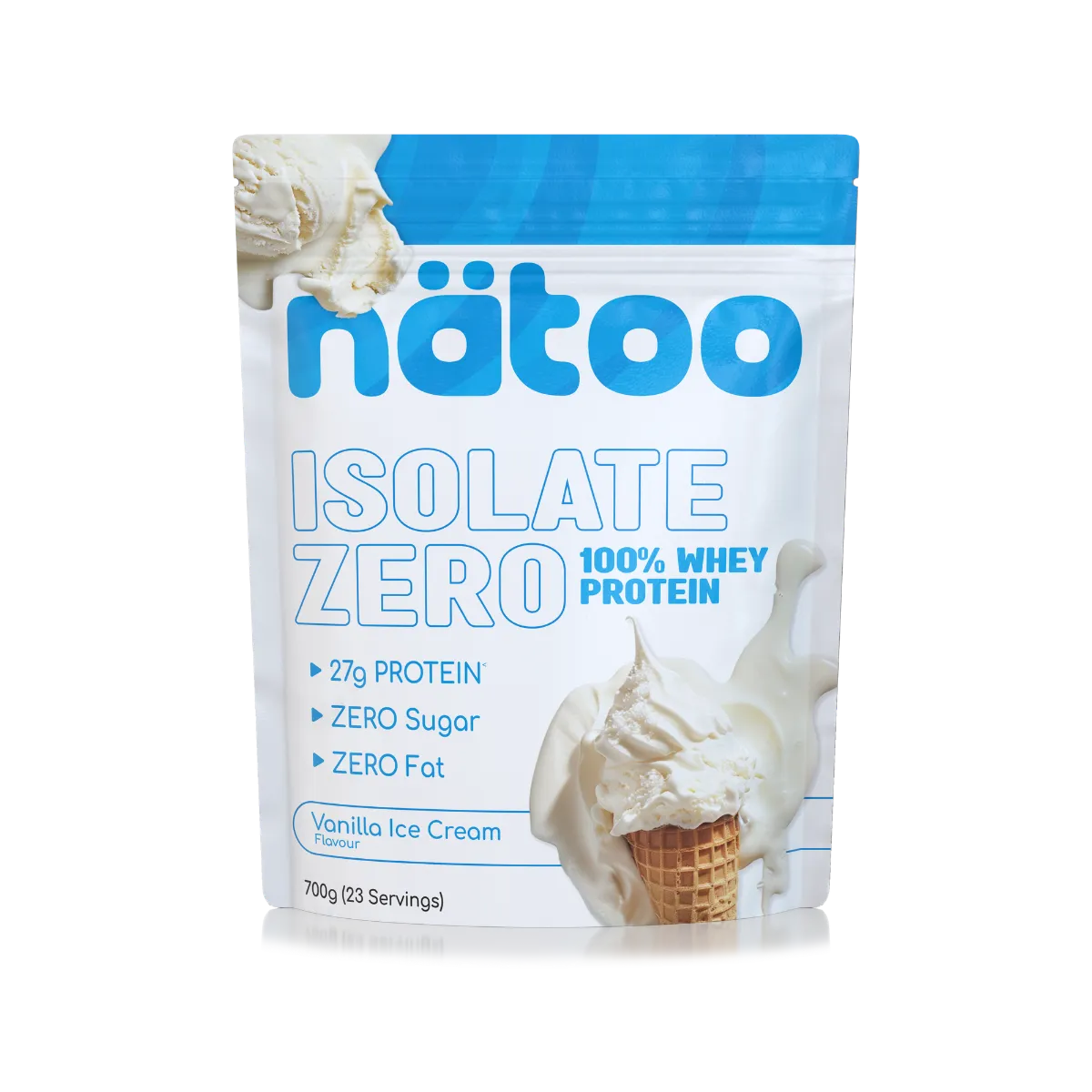 Natoo Performance Isolate Zero proteine 700g chocolate cream isolate
