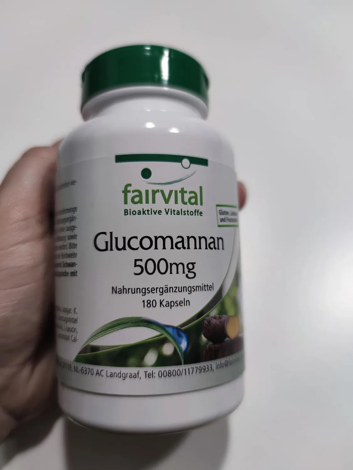 Fairvital Glucomannano 3000 mg capsule 180 pz alto dosaggio