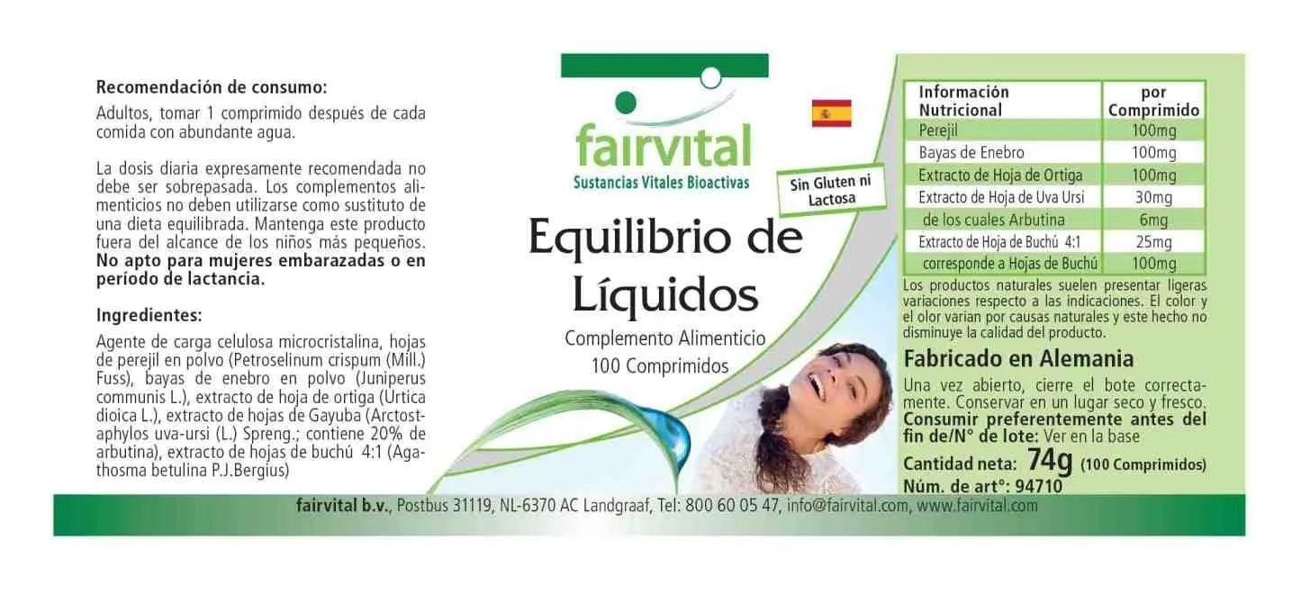 Fairvital Ortic compresse 100 pezzi complesso drenante vegano