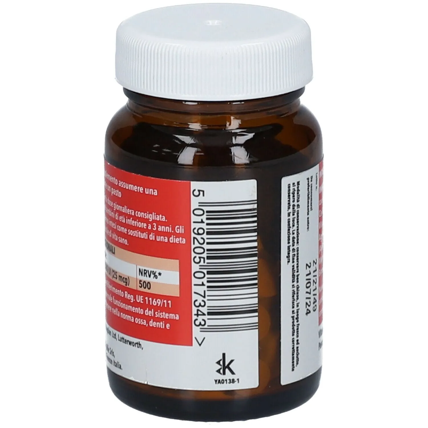 Algilife Vitamina D3 1000 UI 90 Tavolette ossa e immunità