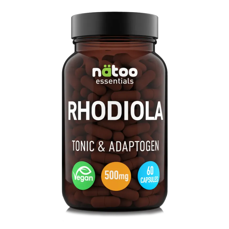 NATOO Rodiola 60 capsule adattogeno per stress