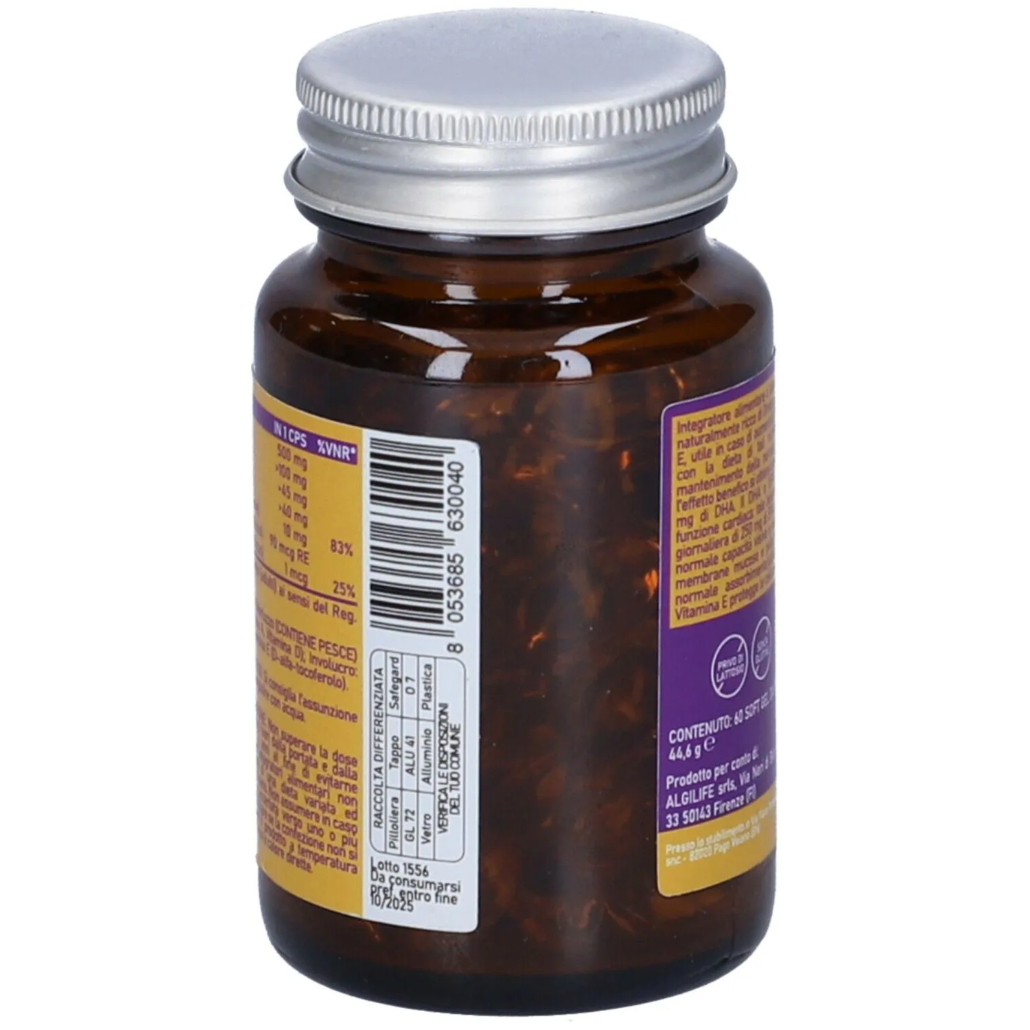 Algilife Olio Fegato Merluzzo Integratore Omega 3