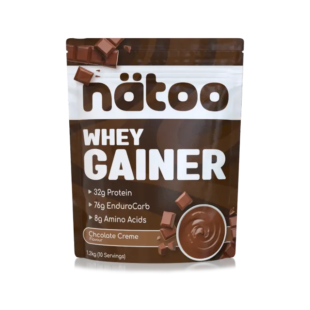 Natoo Performance Whey Gainer mass gainer Double Chocolate 1,2 kg