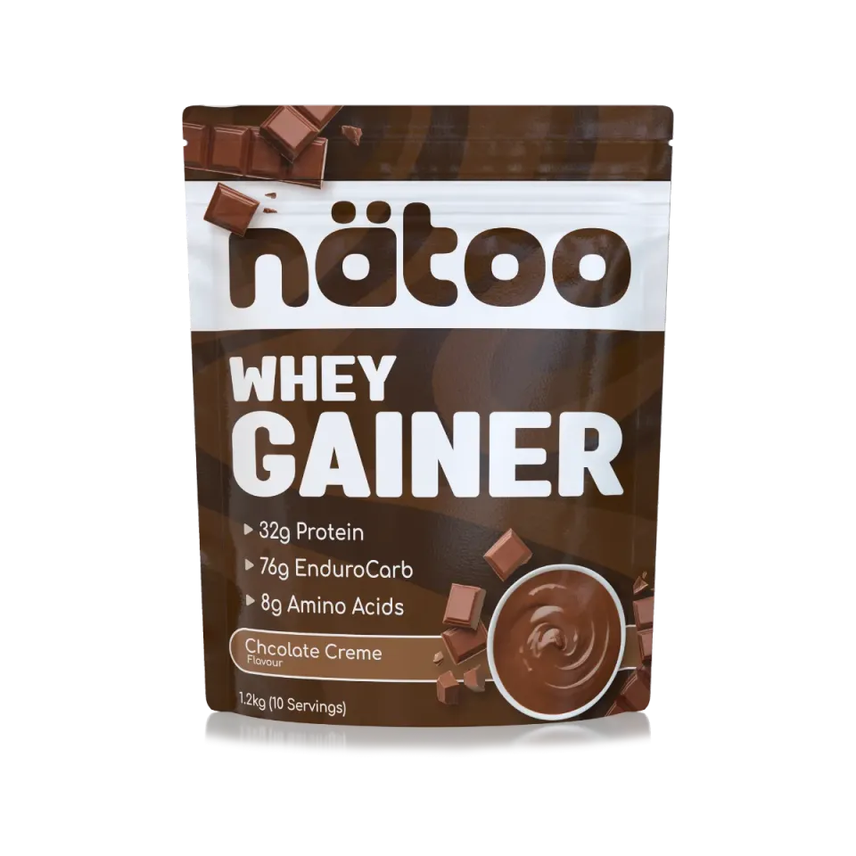 Natoo Performance Whey Gainer mass gainer Double Chocolate 1,2 kg